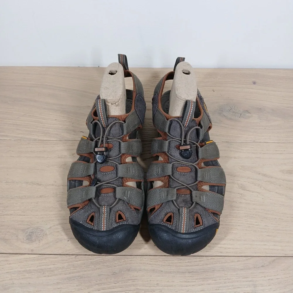 Keen Newport H2 Sandals Mens 11.5 Brown Leather Water Outdoor Gorpcore